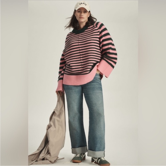 Anthropologie The Chandler Crew-Neck Relaxed Pullover Sweater - Picture 7 of 12